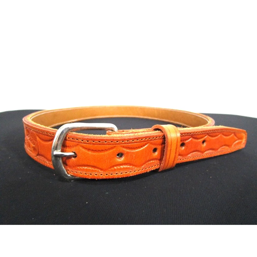 Hand Tooled Brown Leather 